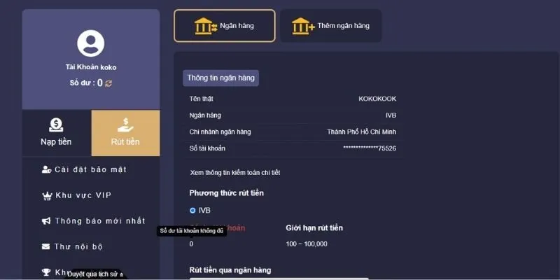 Những lưu ý quan trọng khi rút tiền V9Bet
